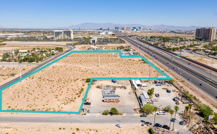 Pictures of Land property located at Southeast Corner of Wigwam Avenue and Dean Martin Drive, Las Vegas, NV 89139 for comps - image #1