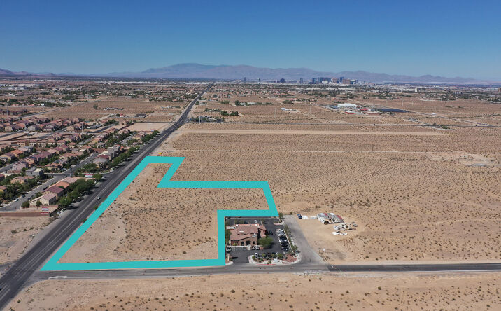 Pictures of Land property located at Northeast Corner of Pyle Avenue and Decatur Boulevard, Las Vegas, NV 89141 for comps - image #1