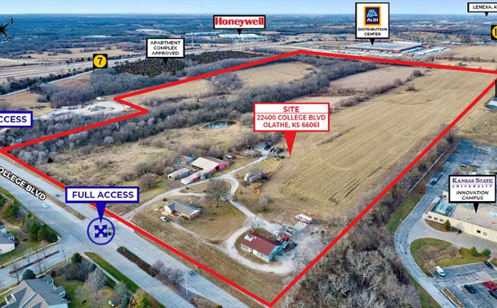 Pictures of Land property located at 22400 College Blvd, Olathe, KS 66061 for sales - image #1