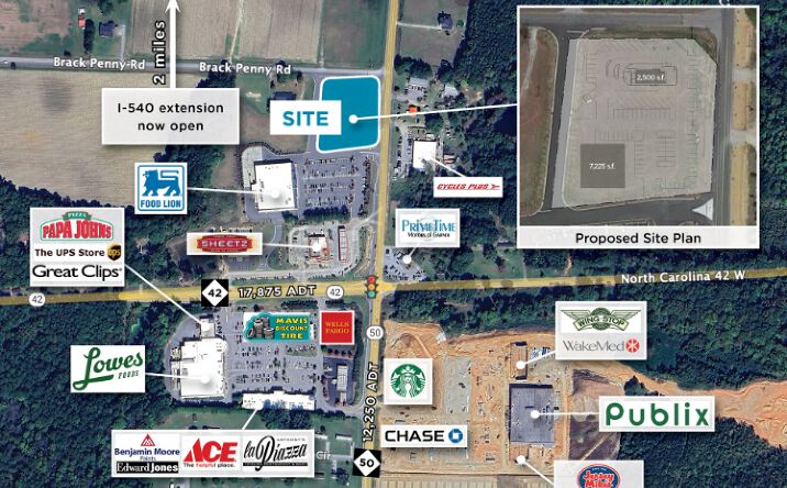 Pictures of Land property located at 16371 NC-50, Garner, NC 27529 for sales - image #1