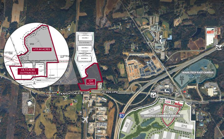 Pictures of Land property located at 1100 Keiths Rd, Knightdale, NC 27545 for sales - image #1