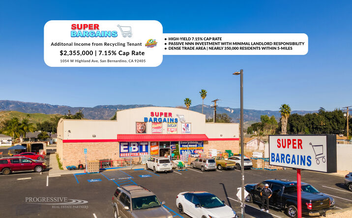 Pictures of Retail property located at 1054 W Highland Ave, San Bernardino, CA 92405 for sales - image #1