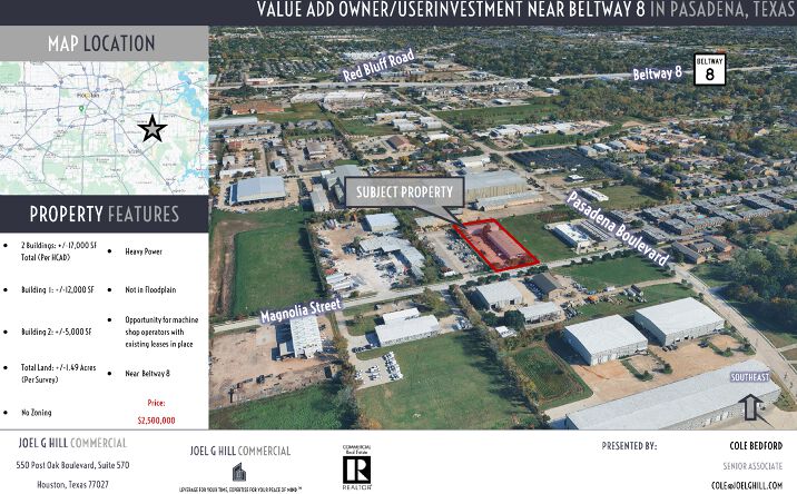 Pictures of Industrial property located at 2059 Magnolia St, Pasadena, TX 77503 for sales - image #1