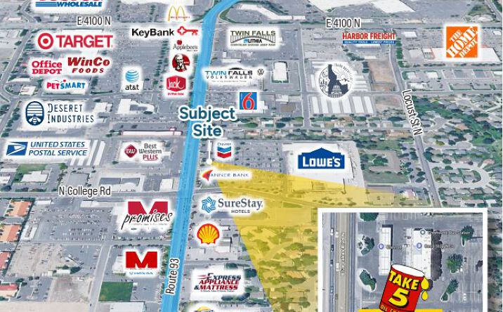 Pictures of Retail property located at 1344 Blue Lakes Blvd N, Twin Falls, ID 83301 for sales - image #1