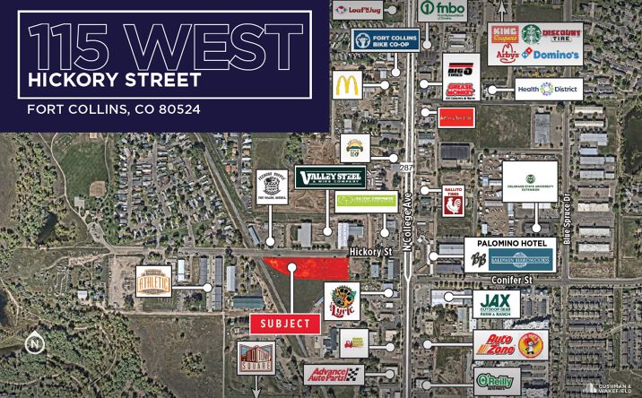 Pictures of Land property located at 115 Hickory Street, Fort Collins, CO 80524 for sales - image #1