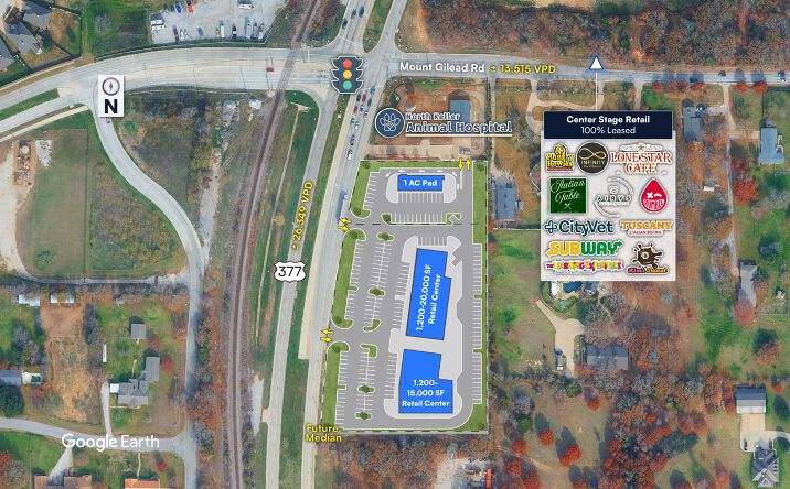 Pictures of Retail, Land property located at 1200 N Main St, Keller, TX 76248 for sales - image #1