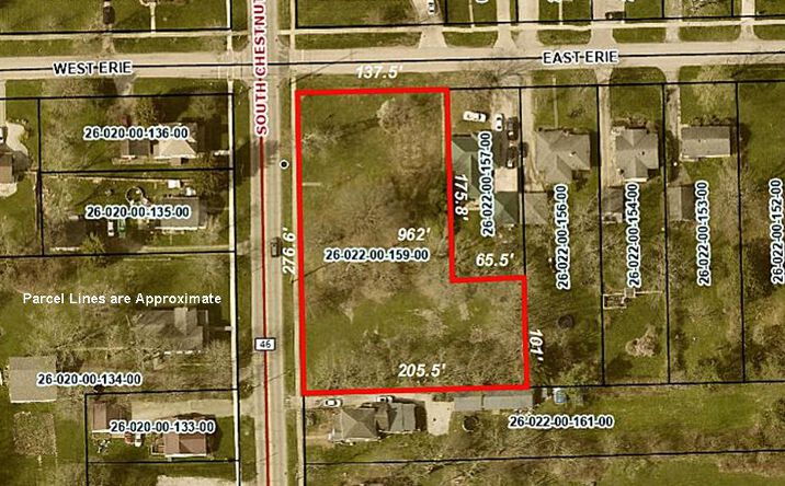 Pictures of Land property located at 206 S Chestnut St, Jefferson, OH 44047 for sales - image #1