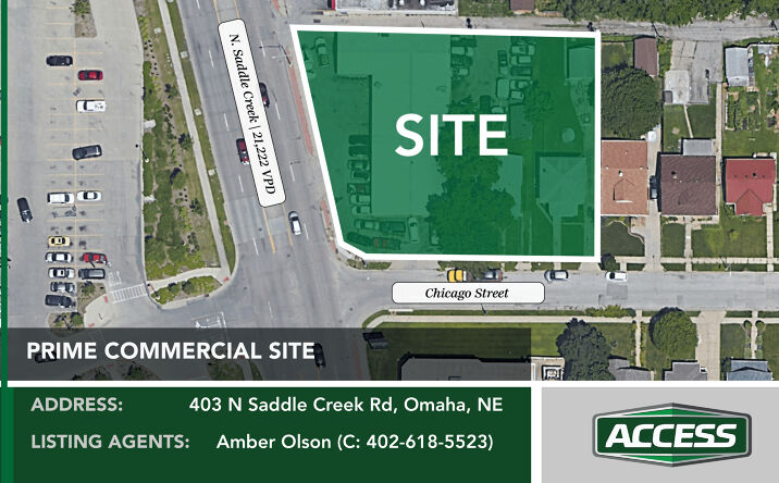 Pictures of Land, Retail property located at 403 N Saddle Creek Rd, Omaha, NE 68131 for sales - image #1