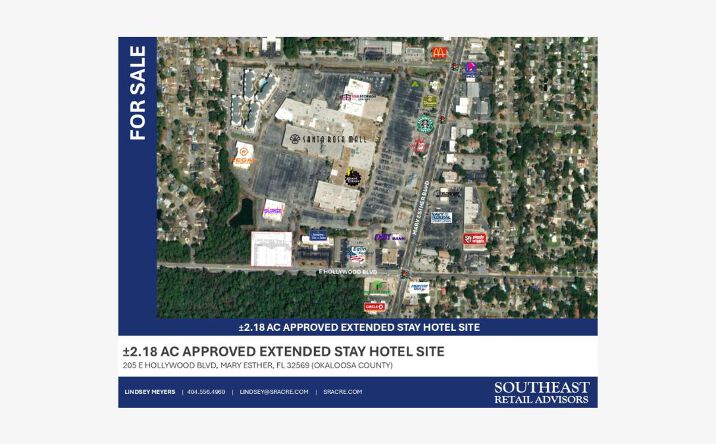 Pictures of Hospitality, Land property located at 205 Hollywood Blvd, Mary Esther, FL 32569 for sales - image #1