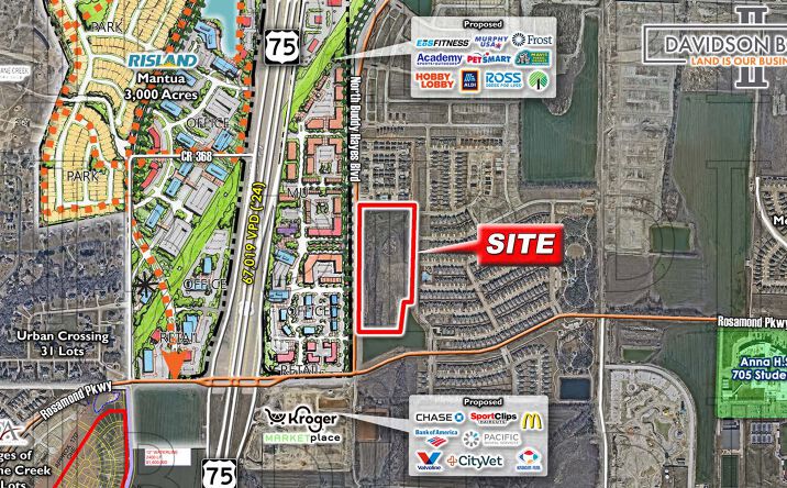 Pictures of Retail, Land property located at 75 W Rosamond Pkwy, Anna, TX 75409 for sales - image #1