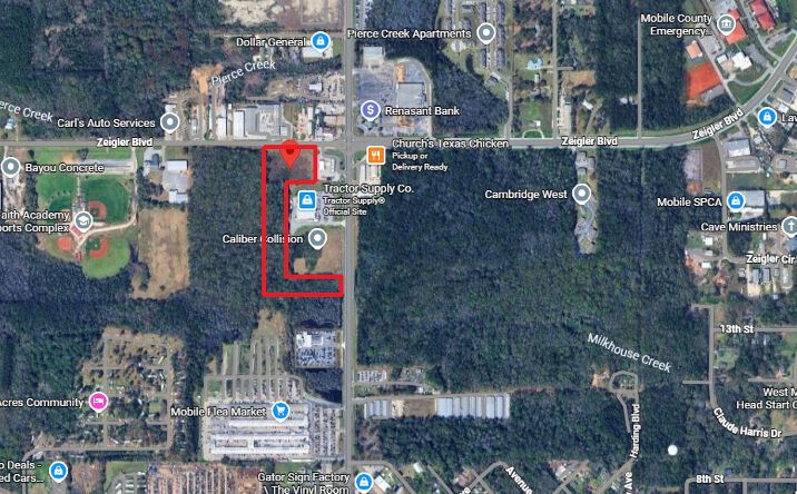 Pictures of Land property located at 7859 Zeigler Blvd, Mobile, AL 36608 for sales - image #1