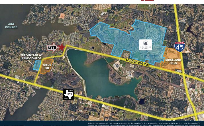 Pictures of Land property located at 13026 Longstreet Rd - Land for C-Store W/ Permits, Willis, TX 77318 for sales - image #1