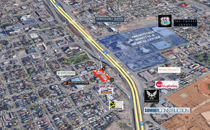 Pictures of Land, Mixed Use, Office, Retail property located at 401 Locust St SE, Albuquerque, NM 87102 for sales - image #1