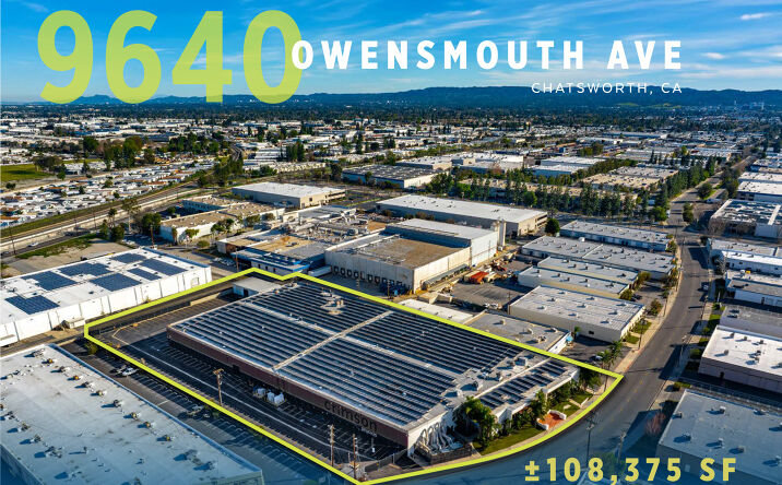 Pictures of Industrial property located at 9640 Owensmouth Ave, Los Angeles, CA 91311 for sales - image #1