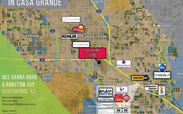 Pictures of Land property located at hanna and barstow, Casa Grande, AZ 85193 for sales - image #1