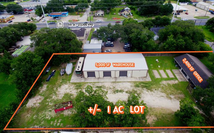 Pictures of Industrial, Mixed Use, Office, Special Purpose property located at 1707 Bernie Ave, Rosenberg, TX 77471 for sales - image #1