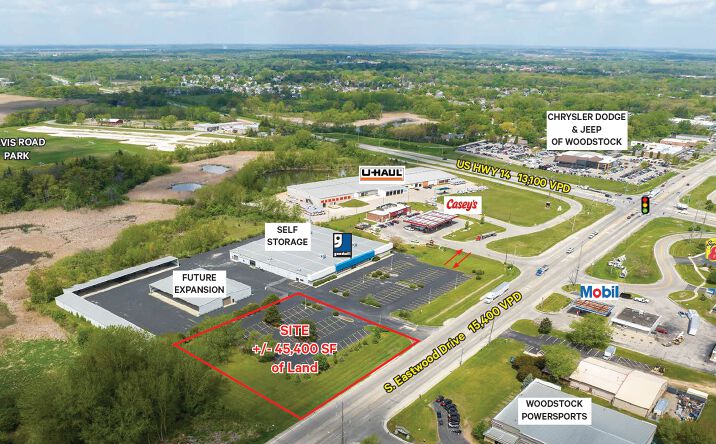 Pictures of Land, Retail property located at 2050 S Eastwood Dr, Woodstock, IL 60098 for sales - image #1