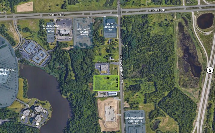 Pictures of Land property located at 27421 Meadowbrook Rd, Novi, MI 48377 for sales - image #1
