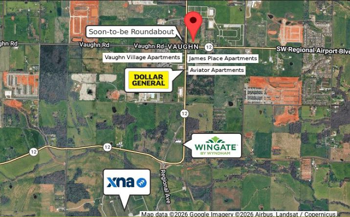 Pictures of Land property located at 5.81 AC Hwy 12 & Vaughn, Bentonville, AR 72712 for sales - image #1