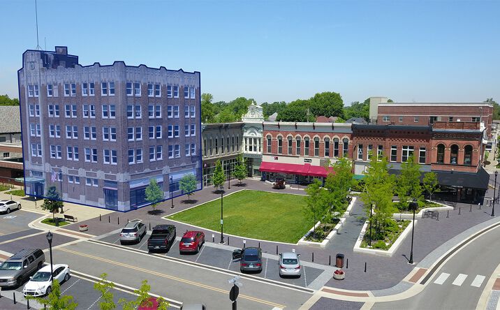 Pictures of Office property located at 23 Public Sq, Shelbyville, IN 46176 for sales - image #1
