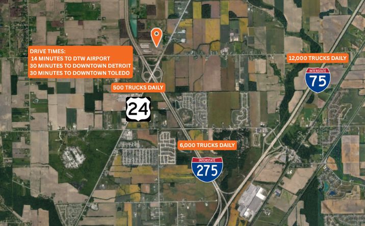 Pictures of Industrial, Retail property located at 10125 Telegraph Rd, Carleton, MI 48117 for sales - image #1