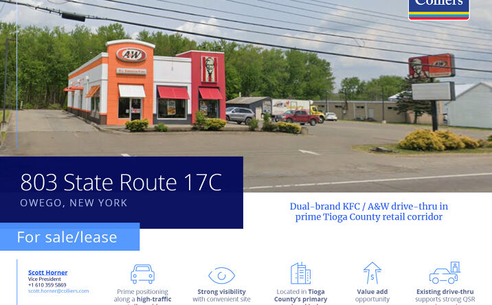 Pictures of Retail property located at 803 NY-17C, Owego, NY 13827 for sales - image #1