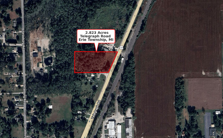 Pictures of Land property located at 2.8 Acres Telegraph Road, Erie, MI 48133 for sales - image #1