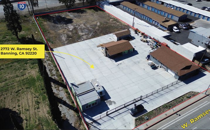 Pictures of Industrial, Mixed Use, Office, Retail property located at 2772 W Ramsey St, Banning, CA 92220 for sales - image #1