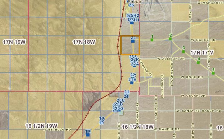 Pictures of Land property located at Carmen Rd. & Beth Dr, Yucca, AZ 86438 for sales - image #1