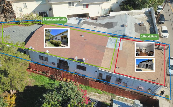Pictures of Mixed Use, Multifamily, Retail property located at 3333 Division St, Los Angeles, CA 90065 for sales - image #1