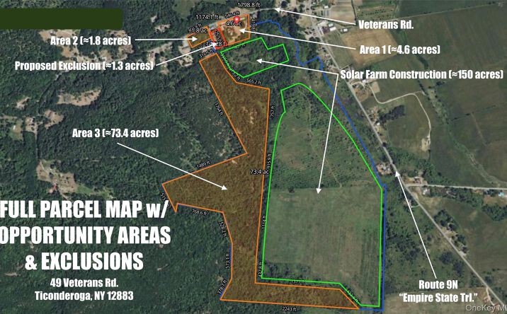 Pictures of Land, Industrial, Mixed Use property located at 49 Veterans Rd, Ticonderoga, NY 12883 for sales - image #1