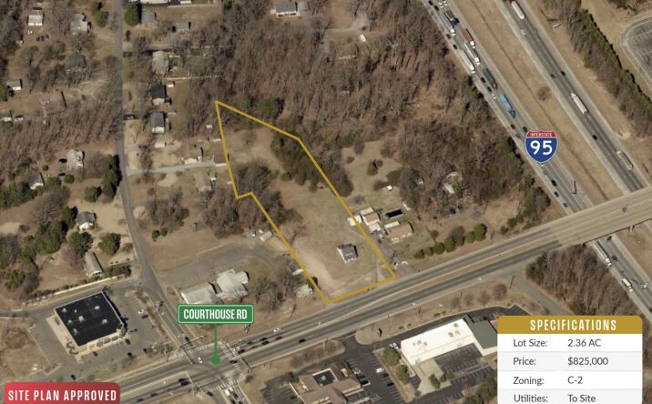Pictures of Land property located at 10726 Courthouse Rd, Fredericksburg, VA 22407 for sales - image #1