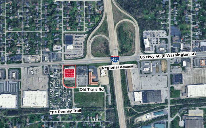 Pictures of Land property located at 7525 E Washington St, Indianapolis, IN 46219 for sales - image #1