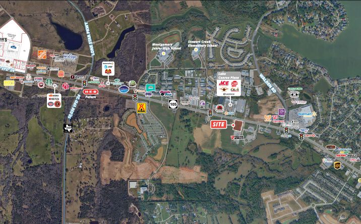 Pictures of Office, Land property located at 19281 Hwy 105 W, Montgomery, TX 77356 for sales - image #1