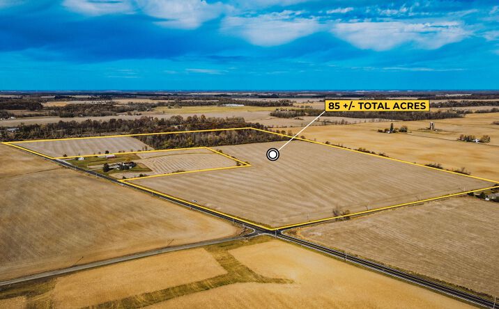 Pictures of Land property located at 85 +/- Acres in LaFontaine, Wabash, IN 46992 for sales - image #1