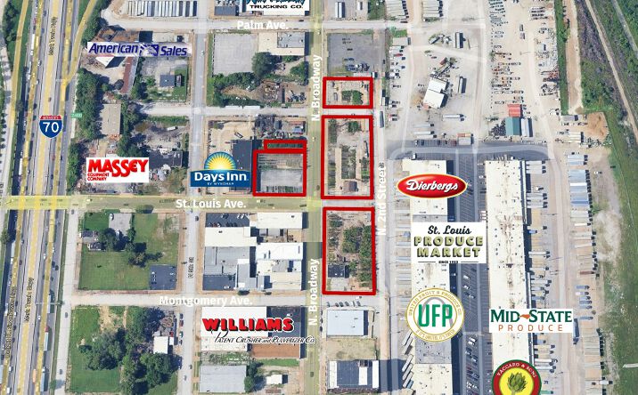 Pictures of Industrial, Land property located at 2800 N Broadway, St. Louis, MO 63147 for sales - image #1