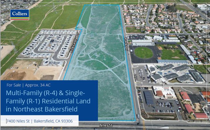 Pictures of Land property located at 7400 Niles St, Bakersfield, CA 93306 for sales - image #1
