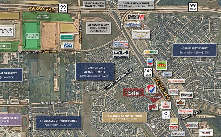 Pictures of Land property located at Adjacent to 24721 TX-249, Tomball, TX 77375 for sales - image #1