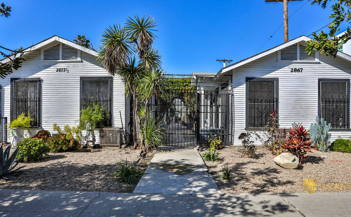 Pictures of Multifamily property located at 2867 Edgehill Dr, Los Angeles, CA 90018 for sales - image #1