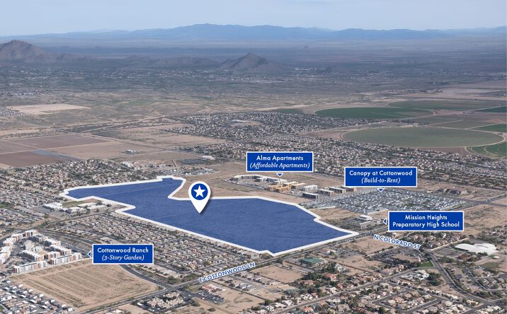 Pictures of Land property located at NWC of N Colorado St & E Cottonwood Ln, Casa Grande, AZ 85122 for sales - image #1