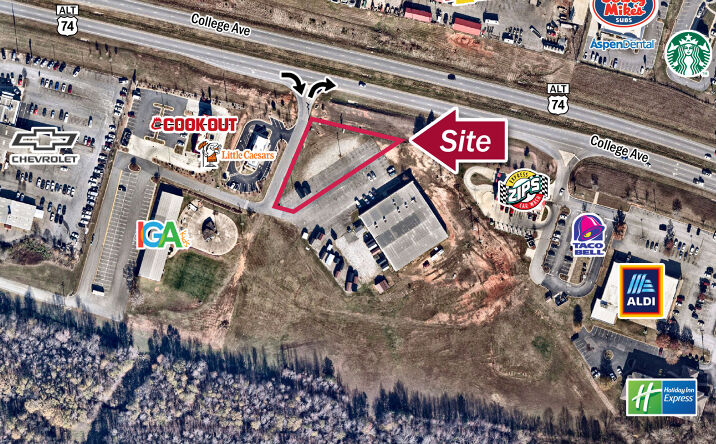 Pictures of Land property located at 133 W Victory Pk, Forest City, NC 28043 for sales - image #1