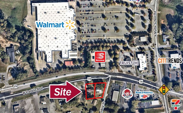 Pictures of Land property located at 2501 W Franklin Blvd, Gastonia, NC 28052 for sales - image #1
