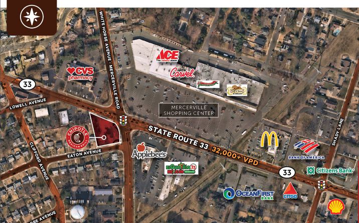 Pictures of Retail property located at 249 NJ-33, Hamilton Township, NJ 08619 for sales - image #1