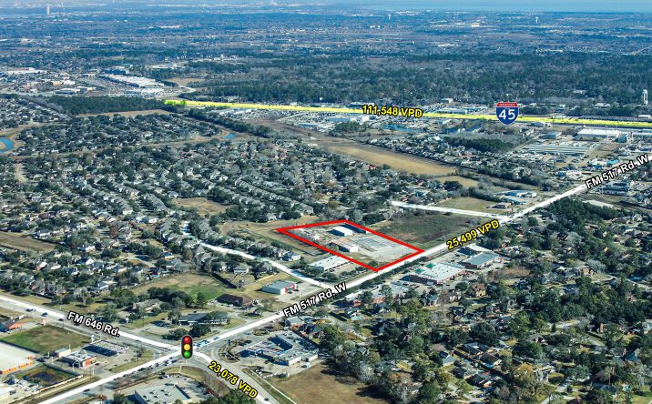 Pictures of Land property located at 611 Farm to Market 517 Rd W, Dickinson, TX 77539 for sales - image #1