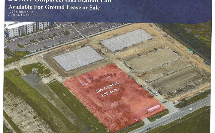 Pictures of Land property located at 1227 South Binion Road, Apopka, FL 32703 for sales - image #1