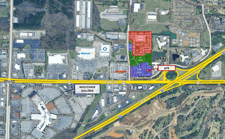 Pictures of Land property located at New Brunswick Rd & Hwy 64, Bartlett, TN 38133 for sales - image #1