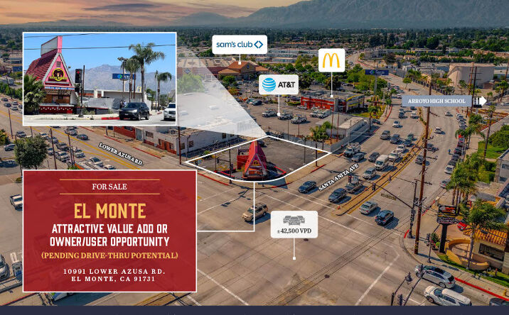 Pictures of Retail, Land property located at 10991 Lower Azusa Rd, El Monte, CA 91731 for sales - image #1