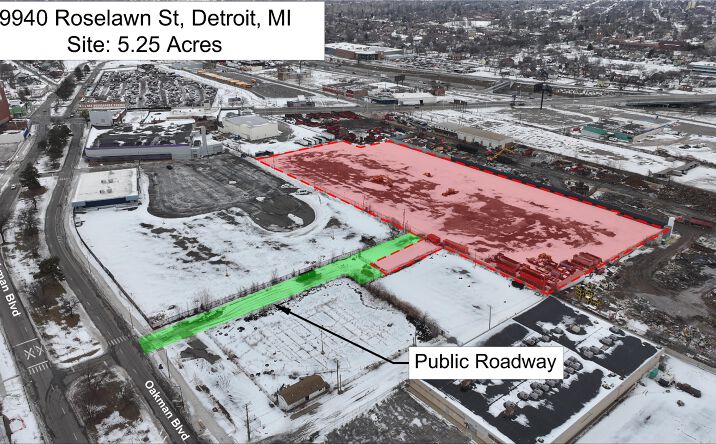 Pictures of Land property located at 9940 Roselawn St, Detroit, MI 48204 for sales - image #1