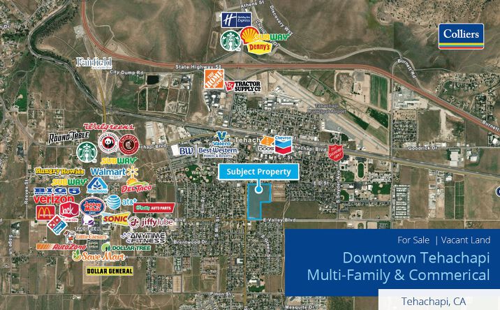 Pictures of Land, Multifamily, Retail property located at E Valley Blvd, Tehachapi, Tehachapi, CA 93561 for sales - image #1