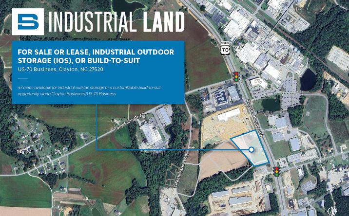 Pictures of Industrial, Land property located at 8173 US 70 Hwy Business W, Clayton, NC 27520 for sales - image #1